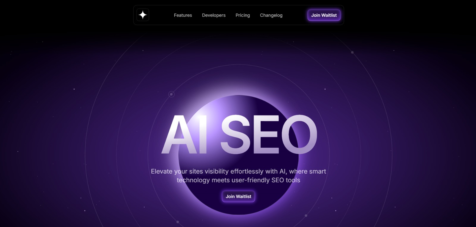Starlight SEO - A landing page designed in next.js for starlight SEO company. Clean and Aesthetic Landing Page with pin point details.